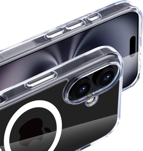 Etui Nevox StyleShell SHOCKFlex MagSafe do Apple iPhone 16 Plus Transparent (4250686413878) - obraz 5