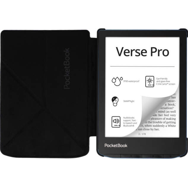 Обложка для электронной книги PocketBook 6" PB629/634 Origami cover Black (H-SO-634-K-WW) - изображение 4