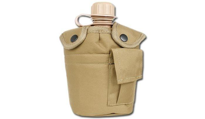 Mil-Tec - Фляга Canteen US 1QT MilSpec - Coyote Brown - изображение 2