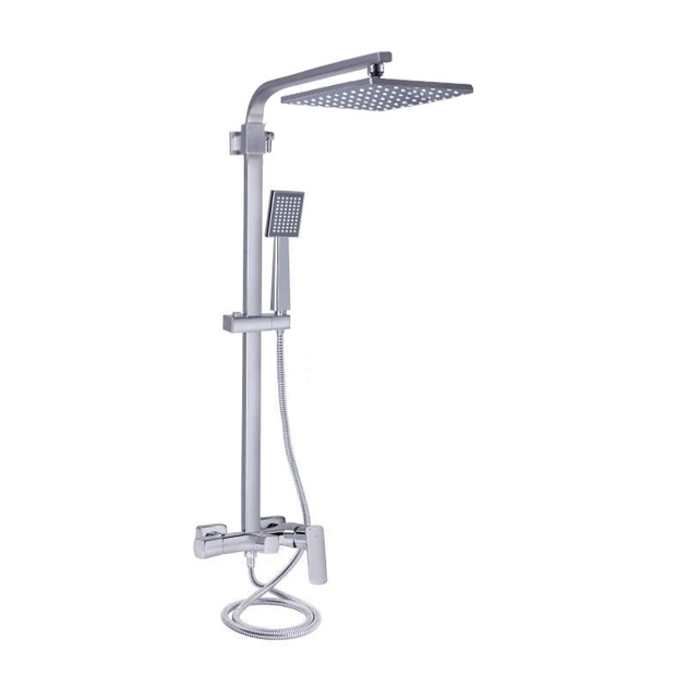 Душевая система Qtap Sloup 51103OC душевая стойка с тропическим душем и ...