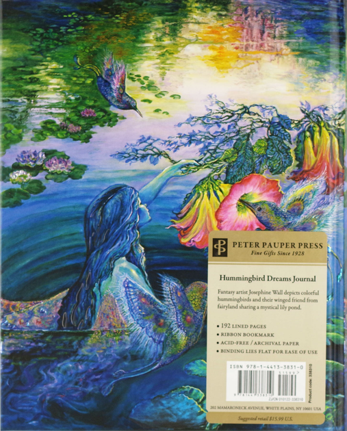 Notatnik Peter Pauper Press Sen kolibra w linie 18.4 x 22.9 cm 192 arkusze (9781441338310) - obraz 3