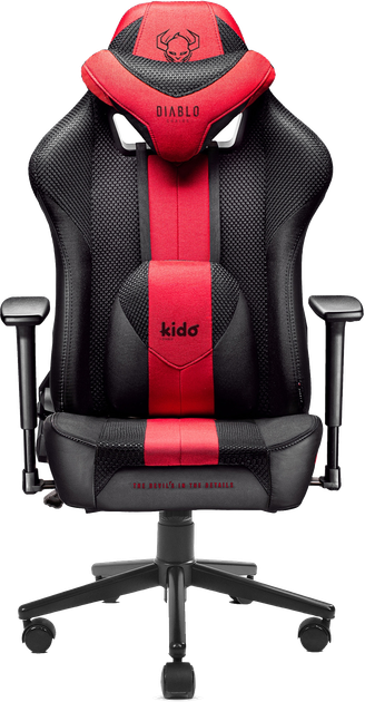 Fotel gamingowy Diablo X-Player 2.0 Kido Crimson/Anthracite (5902560337792) - obraz 1