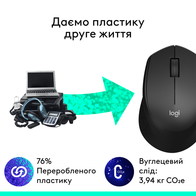 Мышь Logitech M280 Wireless Black (910-004287) - изображение 6
