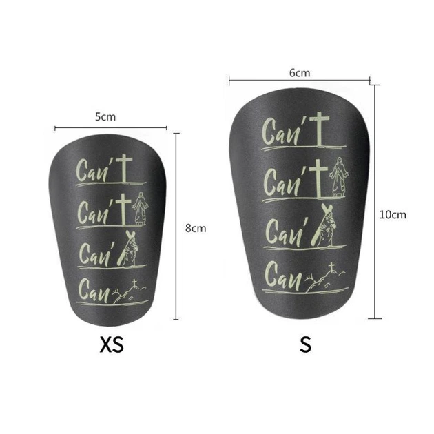 Щитки футбольні Can't mini міні S (10x6см) чорні (000192) - Фото 2 Щитки футбольні Can't mini міні S (10x6см) чорні (000192) - зображення 2