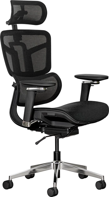 Офисное кресло Mealux S4 Air Black (HF-S4 M/B) - Фото 1 Офисное кресло Mealux S4 Air Black (HF-S4 M/B) - изображение 1