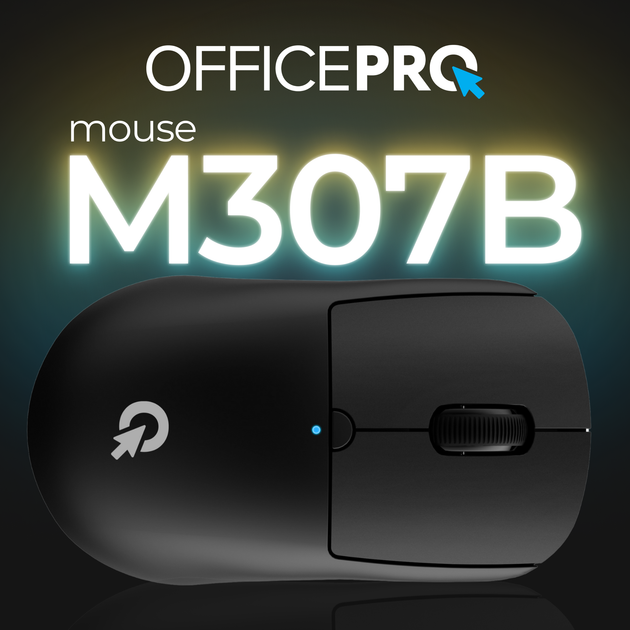 Мышь OfficePro M307B Silent Click Wireless/Bluetooth Black - изображение 5