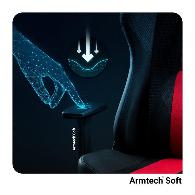 Ігрове крісло Diablo X-Player 2.0 Normal Size Crimson/Anthracite (5902560337181) - зображення 11