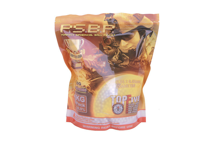 Страйкбольні кульки P. S. B. P G&G 0.25 g 1kg pack BB - зображення 2