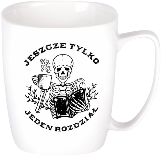 Kubek porcelanowy Nadwyraz Jeszcze tylko jeden rozdział 380 ml (5905159720586) - obraz 1