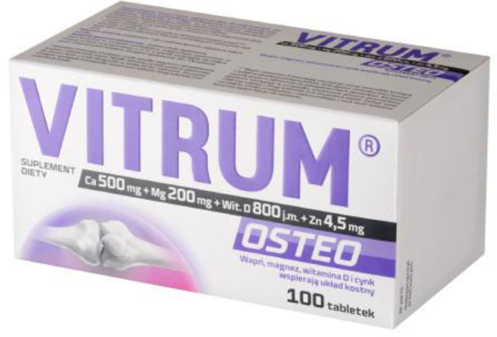 Minerały Orifarm Vitrum Osteo 100 tablets (5711313007833) - obraz 1