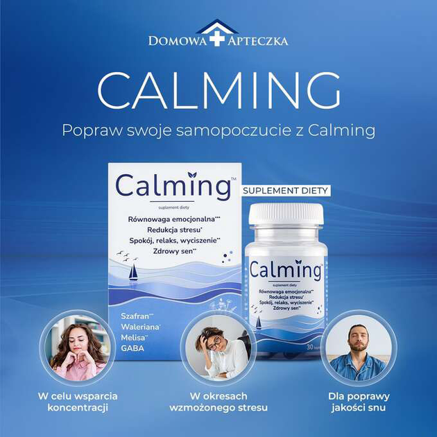Naturalny suplement diety Domowa Apteczka Calming 30 kapsułek (5906058146118) - obraz 6