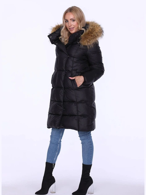 Куртка зимова жіноча PERSO BLH220011FXF 2XL Чорна (5905080201420) - зображення 3