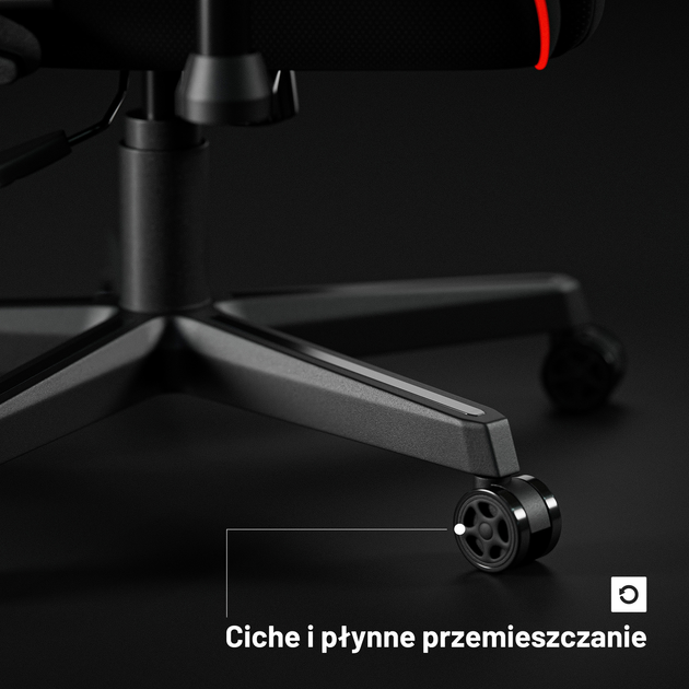Ігрове крісло Diablo X-Starter LED RGB Black (5904405576342) - зображення 6
