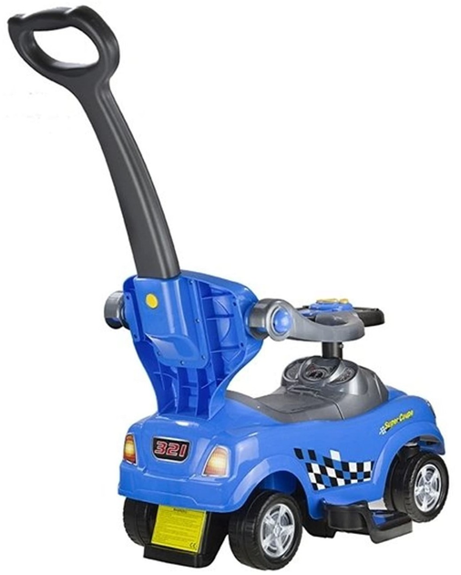 Машинка-каталка LEAN Toys Coupe Guide Rider Синя (5902808151128) - зображення 3