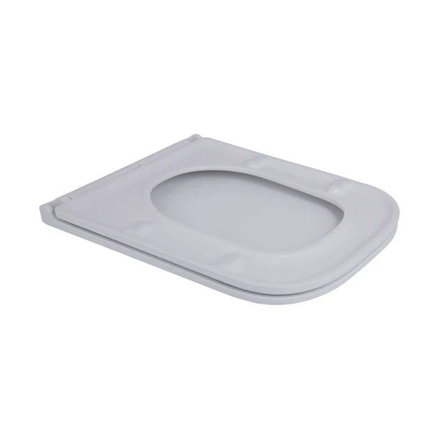 Унітаз-компакт Qtap Cardinal Ultra Quiet безободковий з сидінням Soft-close QT04222168AUQ3W - зображення 8