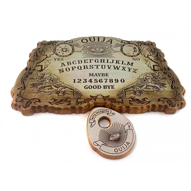 Эксклюзивная,античная спиритическая доска OUIJA на английском языке. Указка 34951 - изображение 3