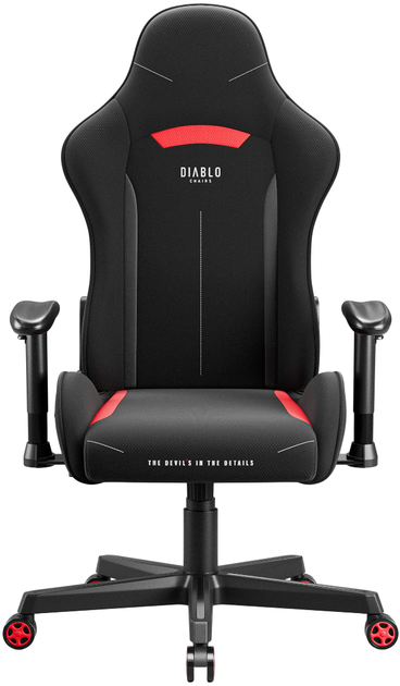 Fotel gamingowy Diablo X-Starter Black/Red (5904405570999) - obraz 1