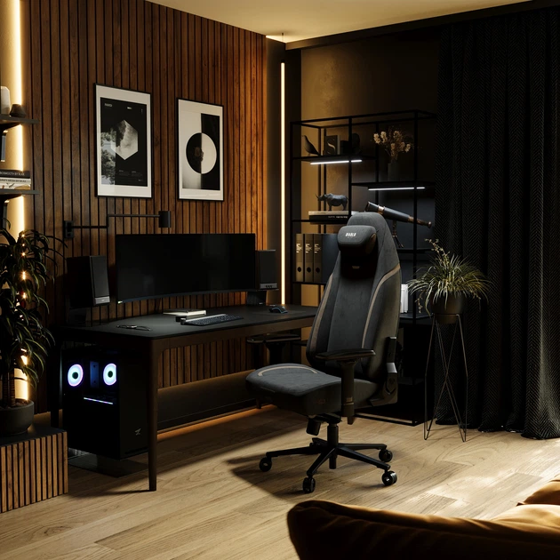 Ігрове крісло Diablo X-Eye 2.0 Normal Size Soft Black (5904405577998) - зображення 11