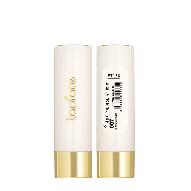 Помада для губ матовая topface PROHD Soft Matte Lipstick PT158, 007 Timeless/Светлая вишневая - Фото 3 Помада для губ матовая topface PROHD Soft Matte Lipstick PT158, 007 Timeless/Светлая вишневая - изображение 3