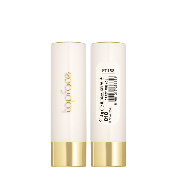 Помада для губ матовая topface PROHD Soft Matte Lipstick PT158, 010 Crazy for You/Темная красная - изображение 3