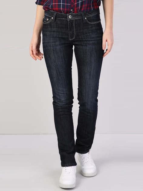 Джинси Slim Fit жіночі Colin's CL1041307DN40030 25-30 Темно-сині від Rozetka на платформі USKIDKA Акція на Джинси Slim Fit жіночі Colin's CL1041307DN40030 25-30 Темно-сині від Rozetka