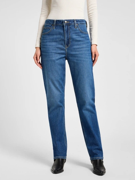 Джинсы Regular Fit женские Lee 112355542 28-31 Синие (5401139033221) - Фото 1 Джинсы Regular Fit женские Lee 112355542 28-31 Синие (5401139033221) - изображение 1