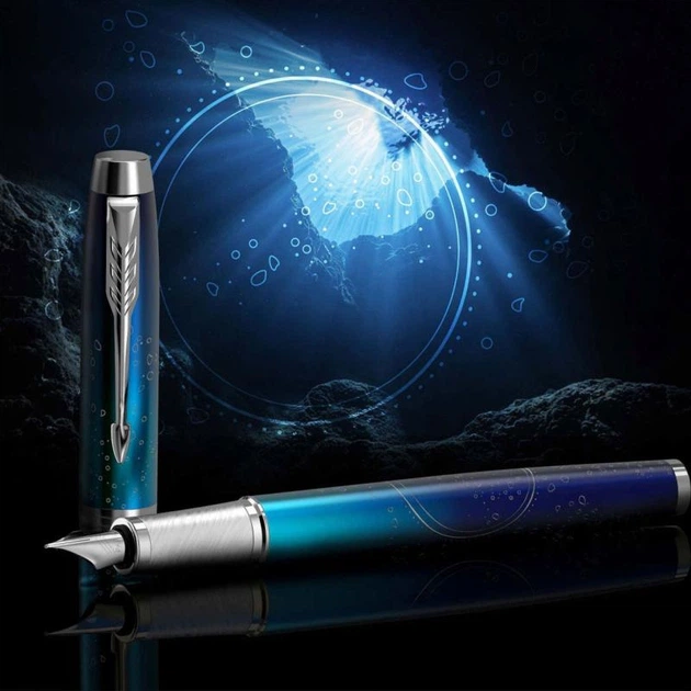Ручка перьевая Parker IM Premium SE Last Frontier Submerge CT FP F - Фото 8 Ручка перьевая Parker IM Premium SE Last Frontier Submerge CT FP F - изображение 8