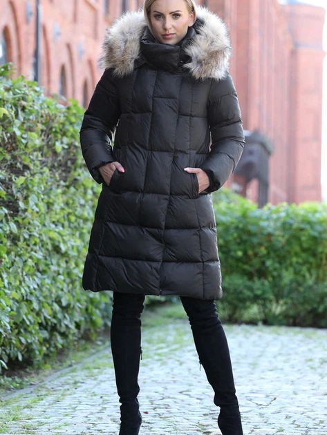 Куртка зимова жіноча PERSO BLH220011FF 2XL Чорна (5905080201307) - зображення 4