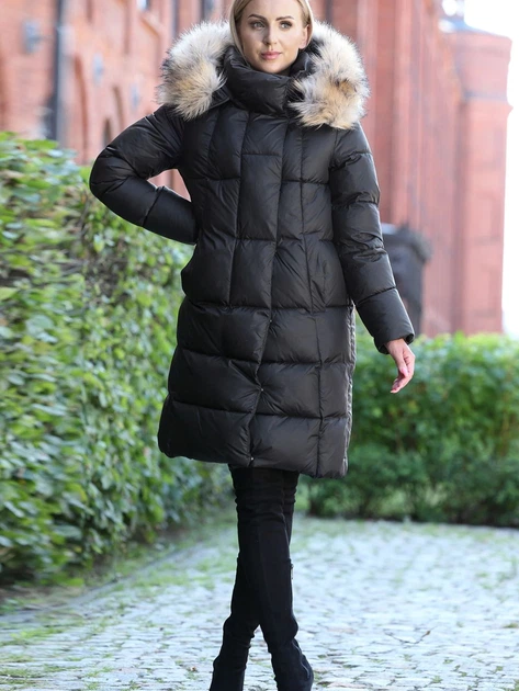 Kurtka zimowa damska PERSO BLH220011FF 2XL Czarna (5905080201307) - obraz 5