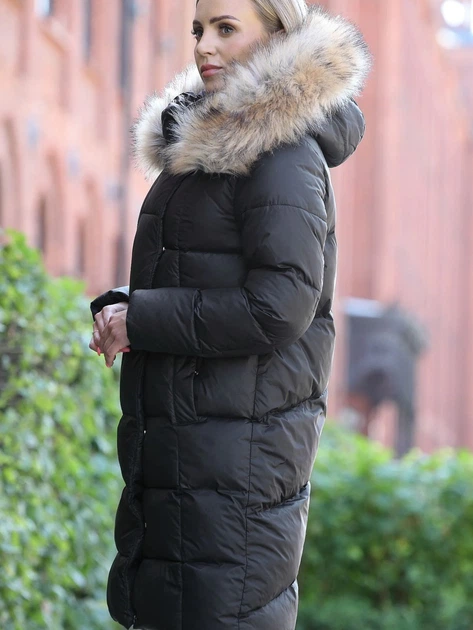 Kurtka zimowa damska PERSO BLH220011FF 2XL Czarna (5905080201307) - obraz 6