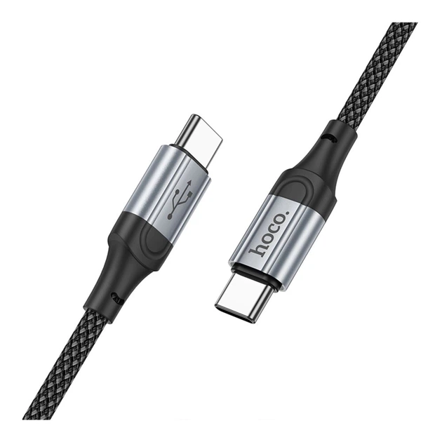 Кабель Type-C - Type Hoco X102 60W Черный - Фото 3 Кабель Type-C - Type Hoco X102 60W Черный - изображение 3