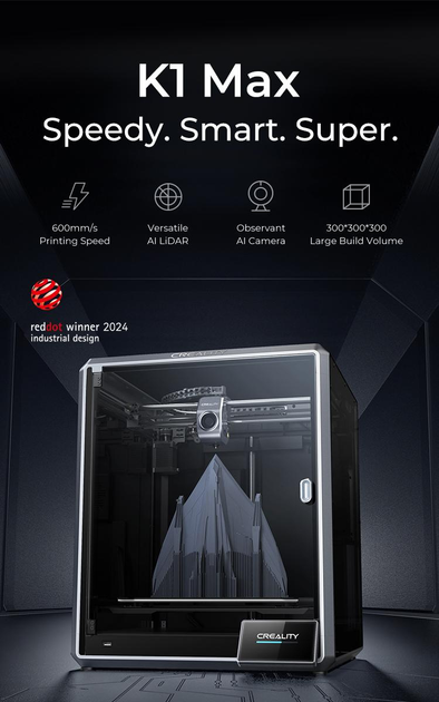 3D-принтер Creality CR-K1 Max з системою дуального охолодження - зображення 2