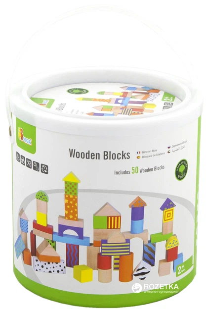 Деревянные кубики Viga Toys Узорчатые блоки 50 шт 3 см (59695) - Фото 2 Деревянные кубики Viga Toys Узорчатые блоки 50 шт 3 см (59695) - изображение 2