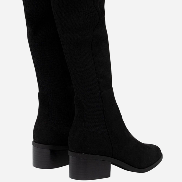 Kozaki damskie zamszowe Steve Madden Graphite Boot SM11001164-039 37 23 cm Czarne (8720236126757) - obraz 3