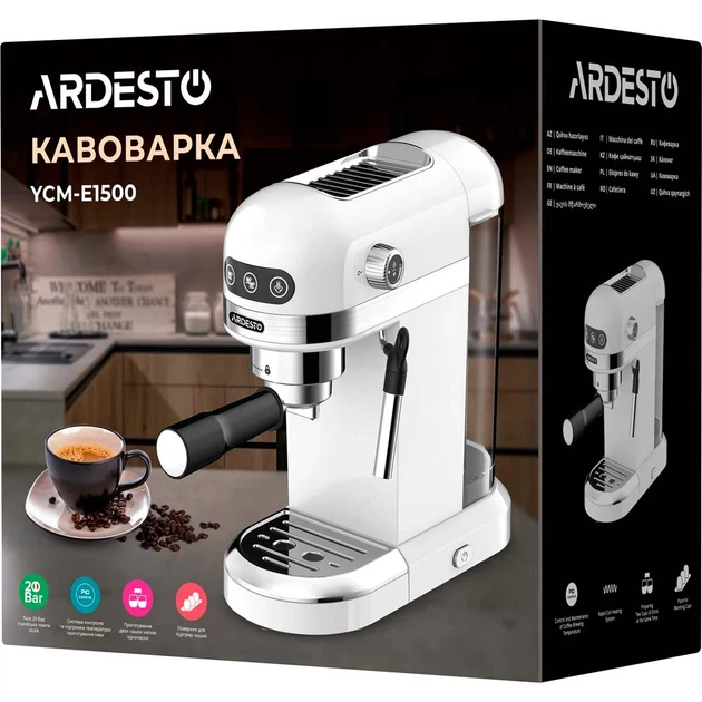 Кофеварка рожковая ARDESTO YCM-E1500 - изображение 19