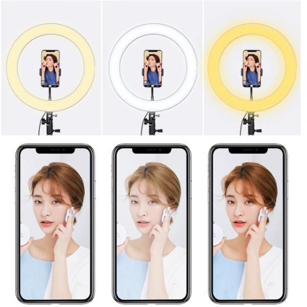 Кольцевая лампа Fun Ring 36 на штативе (1.1м) - изображение 10