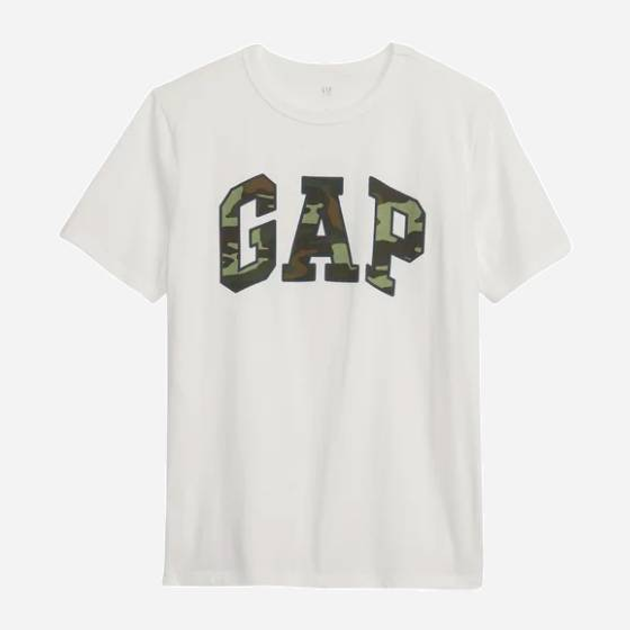 Дитяча футболка для хлопчика GAP 424016-04 104-108 см Біла (1200112171653) - зображення 1