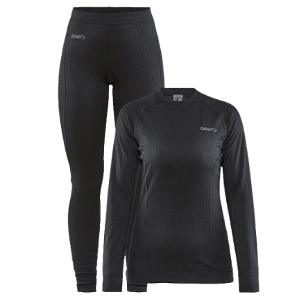 Комплект женского термобелья Craft Core Dry Baselayer Set Woman (1909706-999000) Черный XXL - Фото 1 Комплект женского термобелья Craft Core Dry Baselayer Set Woman (1909706-999000) Черный XXL - изображение 1