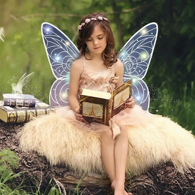Крылья феи светодиодные с музыкальным сопровождением "Wings of Fairie" для девочки - изображение 2