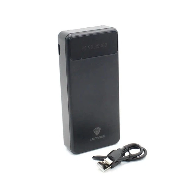 Портативне зарядне Power Bank LENYES 30000mAh, павербанк висока потужність 22.5W - Фото 1 Портативне зарядне Power Bank LENYES 30000mAh, павербанк висока потужність 22.5W - зображення 1