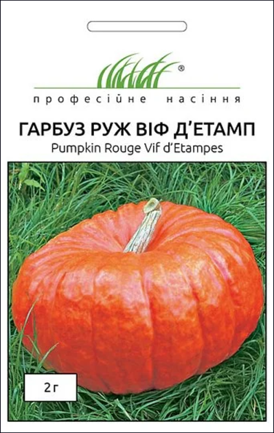 Семена Тыква Руж Виф Дьетамп, 2 г (Tezier) - Фото 1 Семена Тыква Руж Виф Дьетамп, 2 г (Tezier) - изображение 1