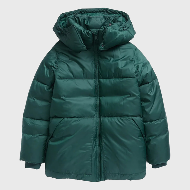 Kurtka zimowa damska GAP 455078-00 L Zielona (500092919070) - obraz 5