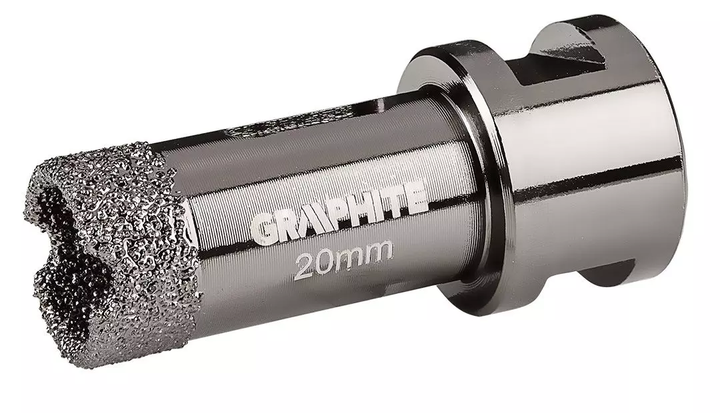 Коронка алмазна Graphite 20 мм M14 55H305 (5902062509277) - зображення 6