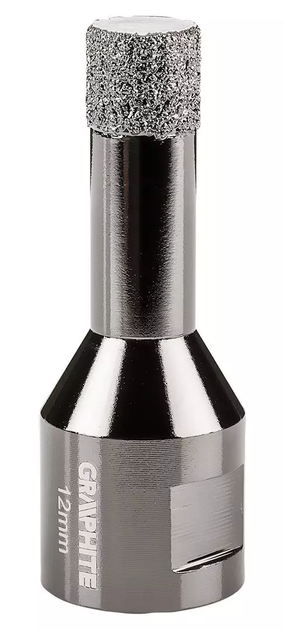 Коронка алмазна Graphite 12 мм M14 55H303 (5902062509253) - зображення 3