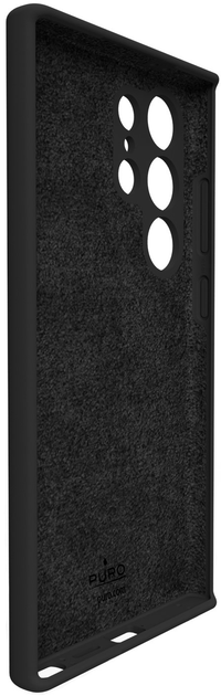 Панель Puro ICON Silicon Cover для Samsung Galaxy S24 Ultra Black (PUSGS24UICONBLK) - зображення 2