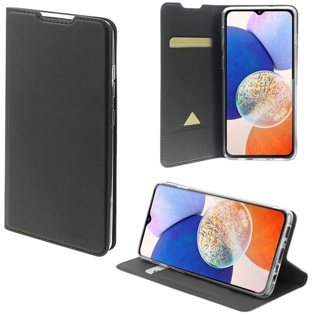 Etui z klapką 4smarts Flip Case Urban Lite do Samsung Galaxy A14 Black (4252011904631) - obraz 2