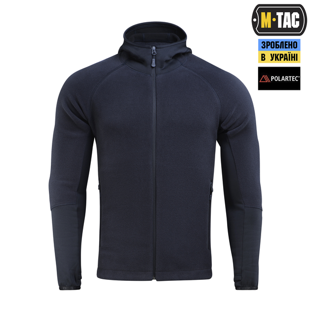 Кофта M-Tac Hoodie Polartec Sport Dark Navy Blue XS 70067015-XS - зображення 2