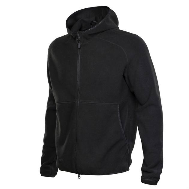 Кофта M-Tac Lite Microfleece Hoodie Black S 20026002-S - зображення 1