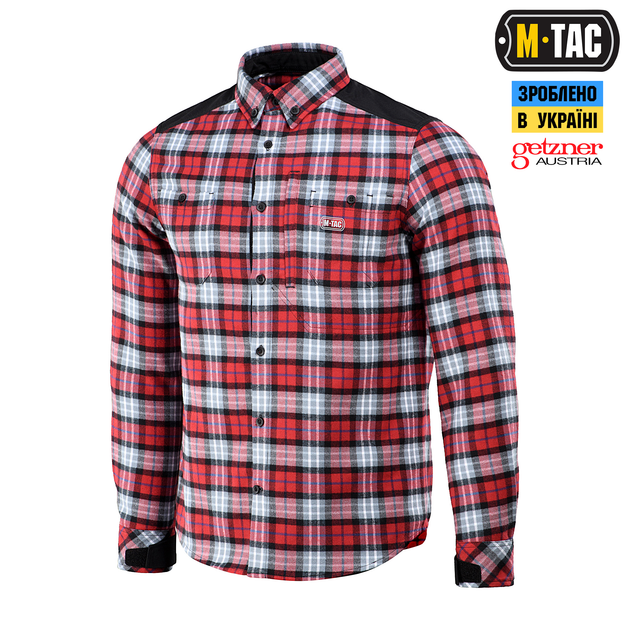 Сорочка M-Tac Redneck Cotton Shirt Red M/R 20065033-M/R - изображение 1