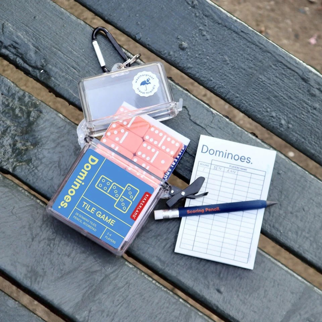 Настільна гра Kikkerland Dominoes Travel Set (версія англійська) (0612615121966) - зображення 3